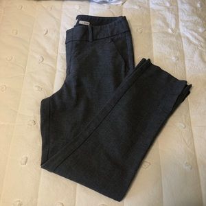 Gray work pants size 4